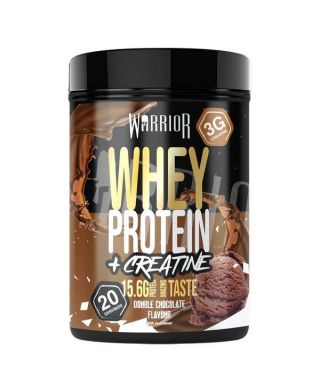 Whey Protein + Creatine, Double Chocolate - 500g