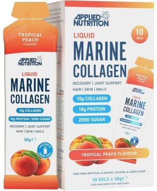 Liquid Marine Collagen, Tropical Peach - 10 x 30g