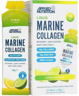 Liquid Marine Collagen, Citrus - 10 x 30g