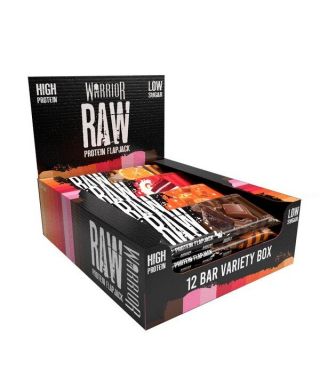 Raw Protein Flapjack, Variety Box - 12 bars