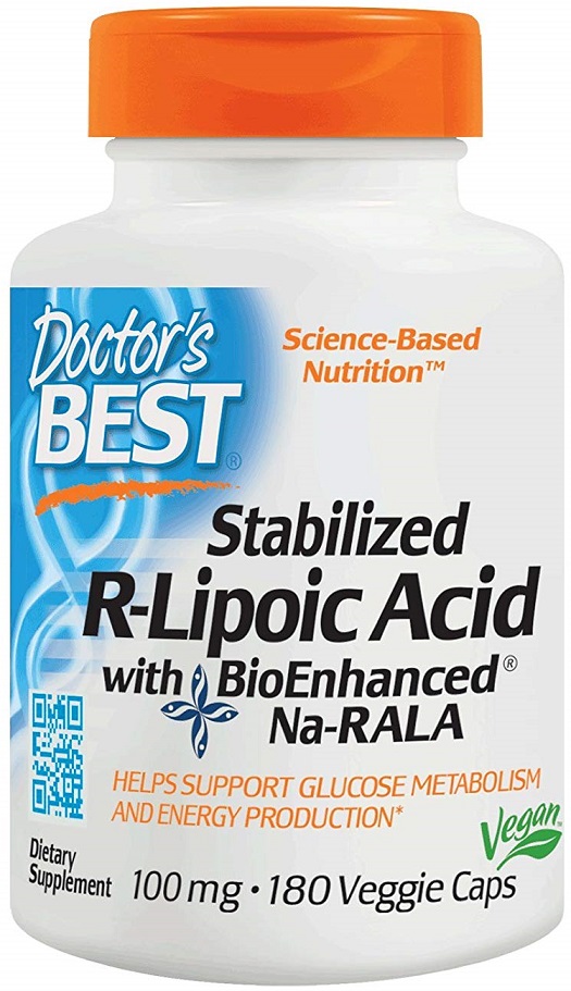 R-Lipoic Acid with BioEnhanced Na-RALA (180 kaps.)