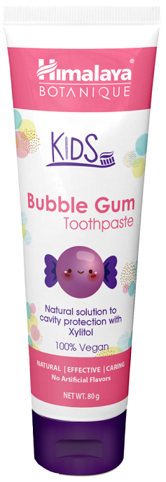 Himalaya Kids Toothpaste, Bubble Gum - 80g